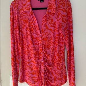 Sanctuary dream girl ruched shirt